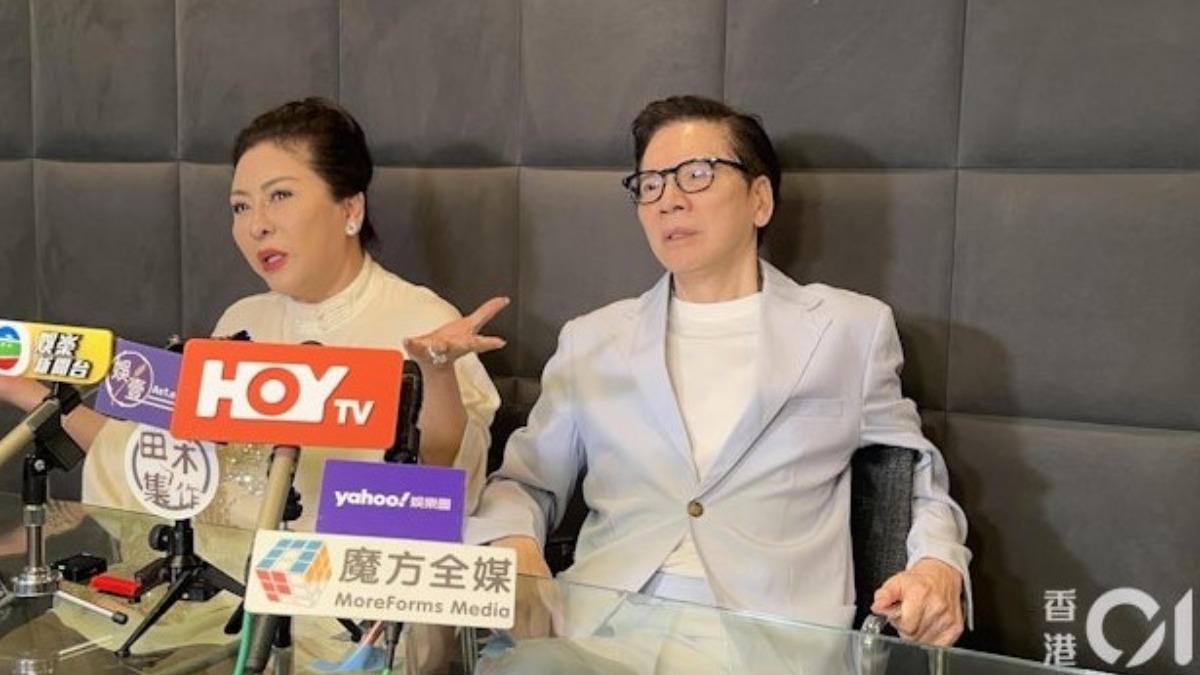 向太遭傳欠債百億破產，怒與向華強召開記者會澄清。（圖／香港01）