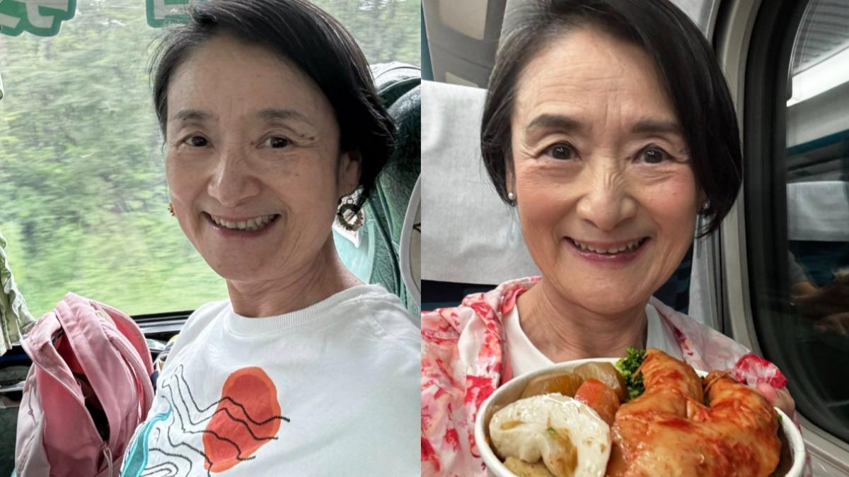 譚艾珍昨日在臉書上發文，為雙十國慶獻上祝福。（圖／翻攝自譚艾珍臉書）