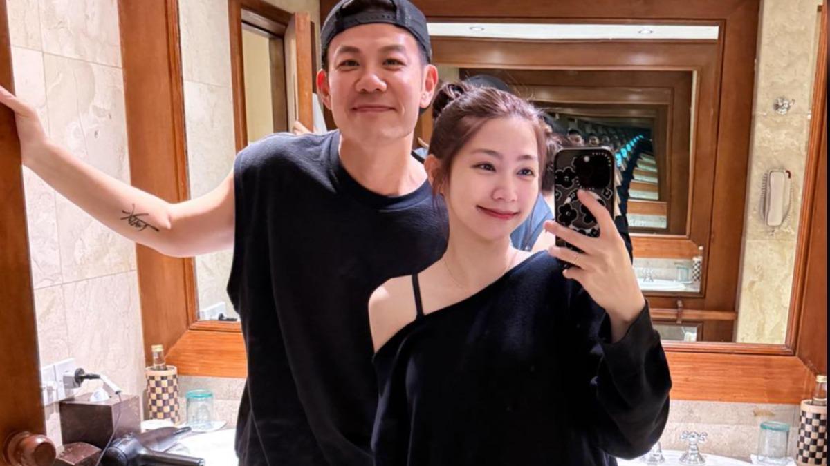 曾智希、陳志強2022年結婚，小倆口一直都在積極做人。（圖／翻攝自臉書）