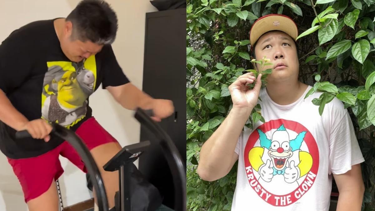 哈孝遠近來積極減重。（圖／翻攝哈孝遠IG）