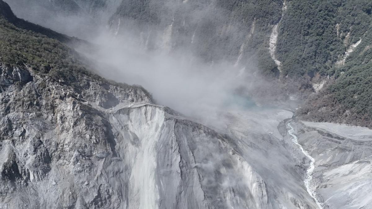 Hualien dam remains on red alert amid rainfall forecast (Courtesy of the Forest and Nature Conservat Hualien barrier lake unstable despite steady water flow