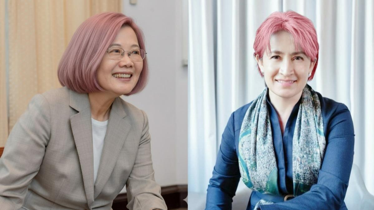 迎接BLACKPINK！蔡英文、蕭美琴也變「粉紅髮」笑問這句