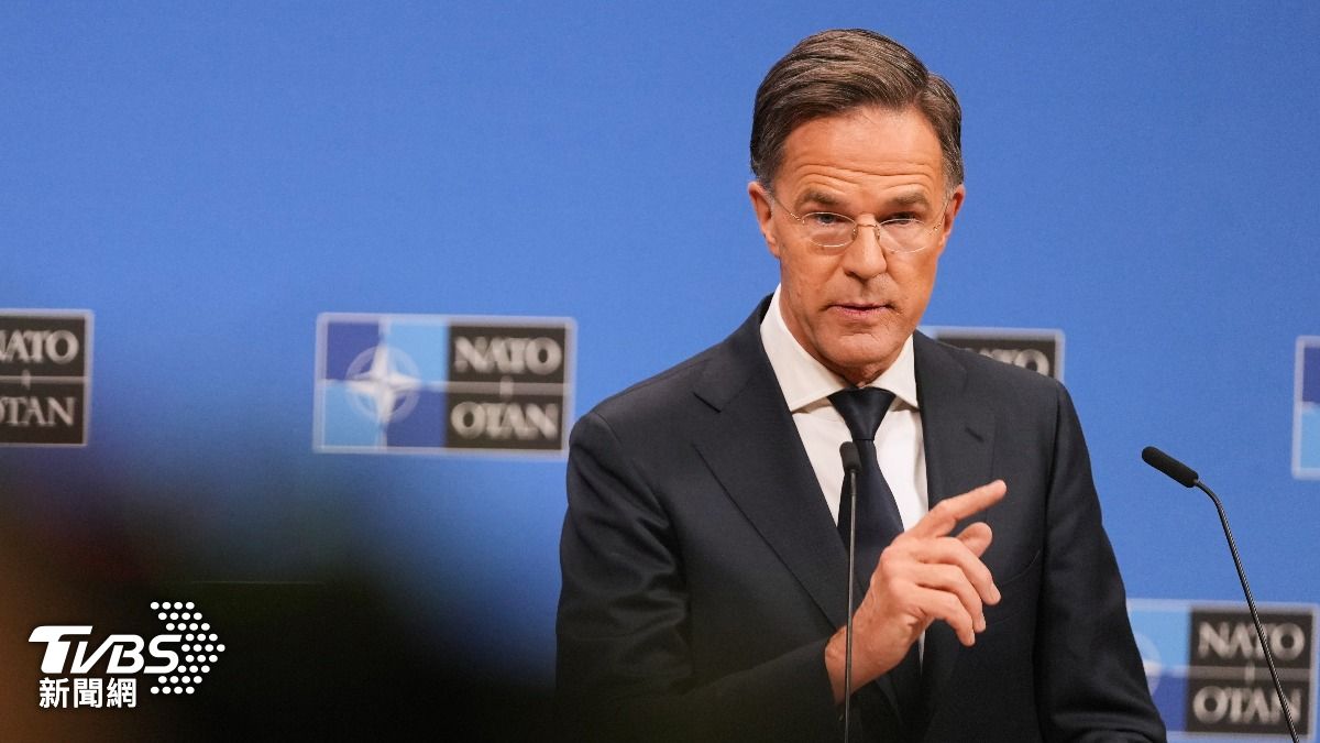 北大西洋公約組織（NATO）秘書長呂特（Mark Rutte）　（圖／達志影像美聯社）