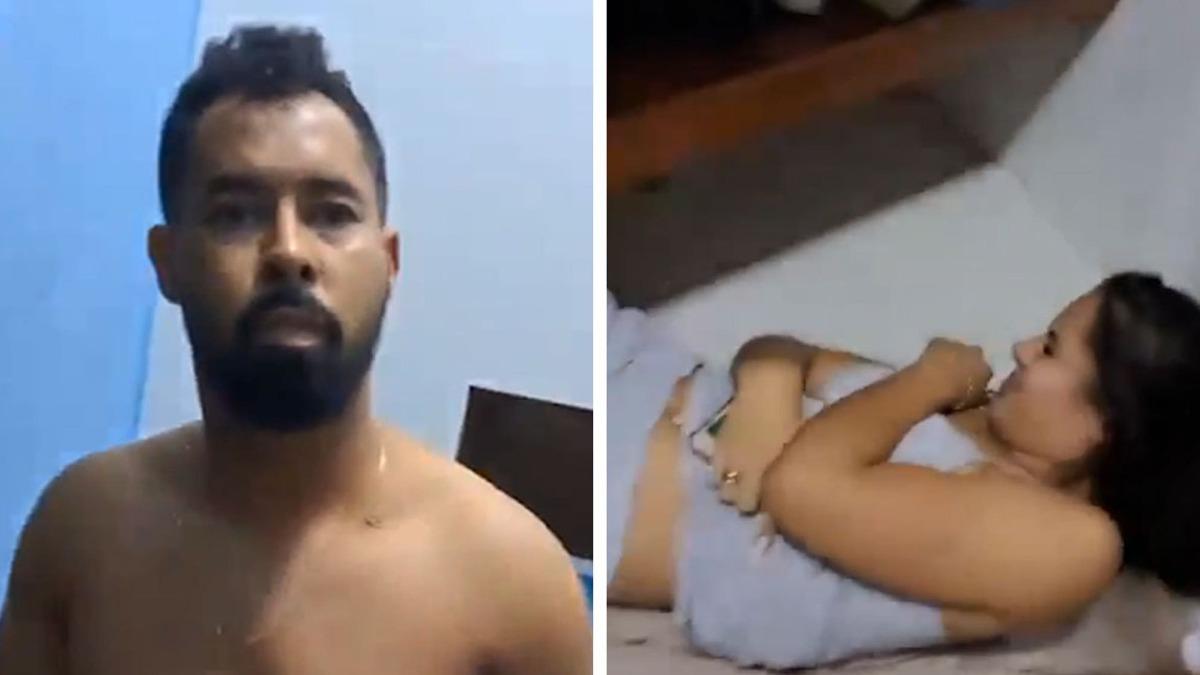 巴西一名神父近日被抓包將牧區教友未婚妻帶回家，藏在浴室洗手台下。　（圖／翻攝自X@TMZ）