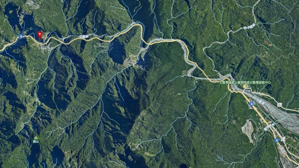 堰塞湖-立霧溪-燕子口-花蓮堰塞湖-堰塞湖溢流-燕子口堰塞湖-靳珩隧道-太魯閣堰塞湖