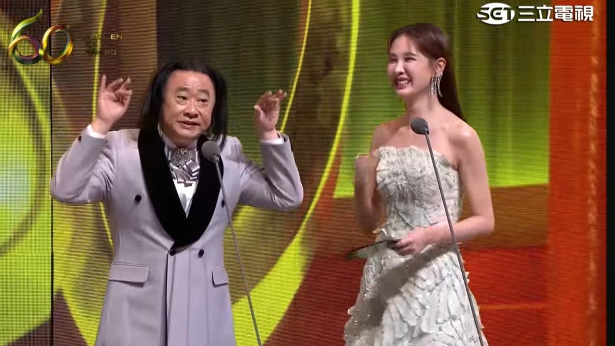 邰智源、安心亞擔任頒獎人。（圖／翻攝自三立）