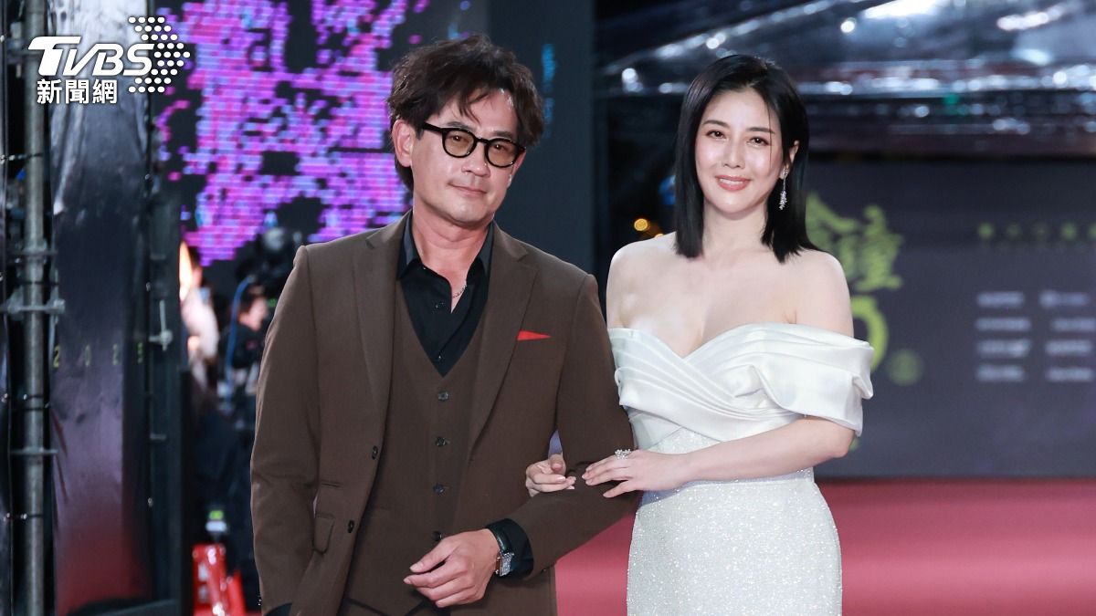 金鐘60／柯叔元搶影帝「老婆」作陪！　韓瑜現蹤紅毯仙氣爆棚