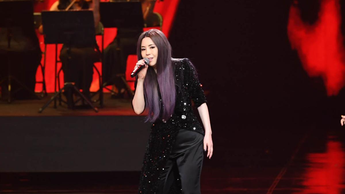 江淑娜造型撞臉張惠妹。（圖／三立提供）