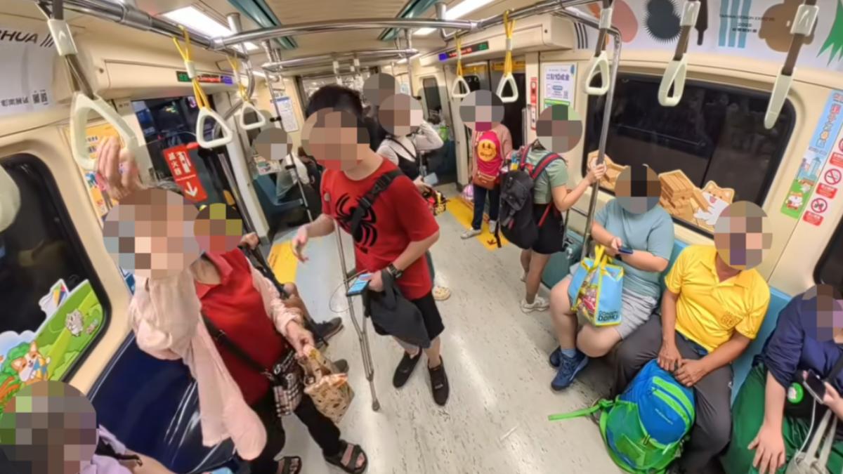 北捷暖心一幕！拄柺男上車　優先席老婦「1舉動」網讚爆：值得尊敬