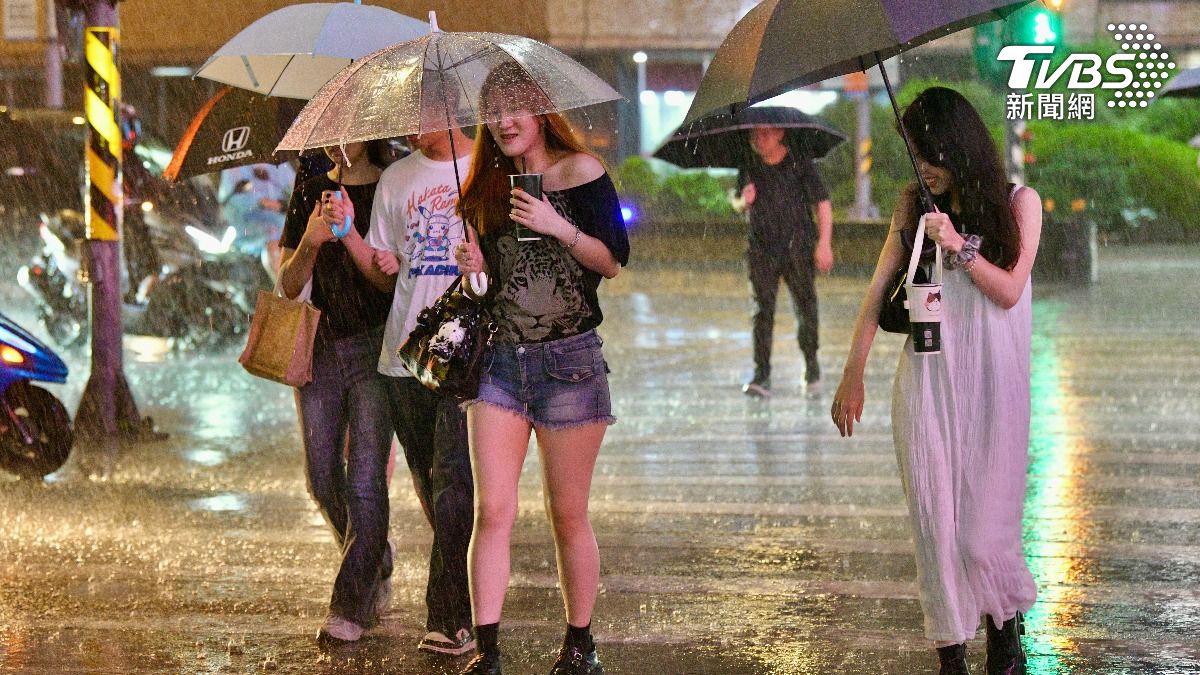 天氣/雨下不停!6縣市豪雨特報 台北局部暴雨恐持續
