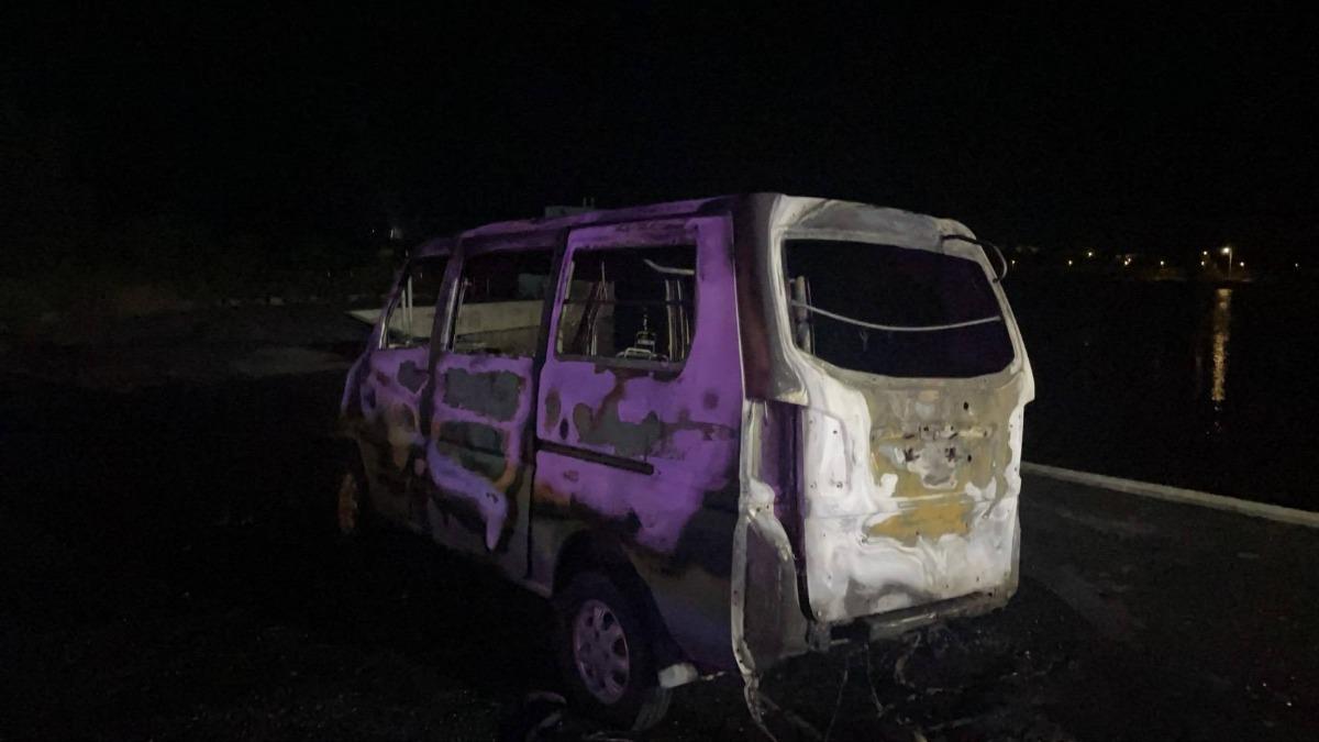 金湖水庫旁火燒車現焦屍！車體燒剩骨架　疑水廠員工命喪火海