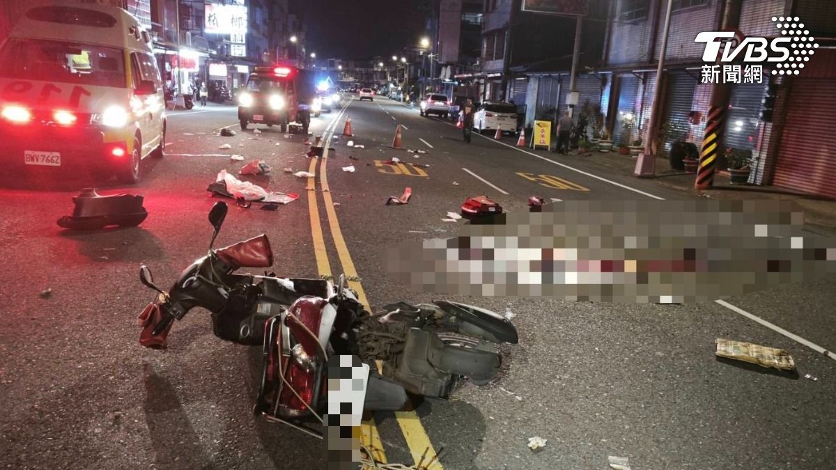 斷魂阿里山公路！7旬女遭高速撞飛　破頭慘死、車身慘烈變形