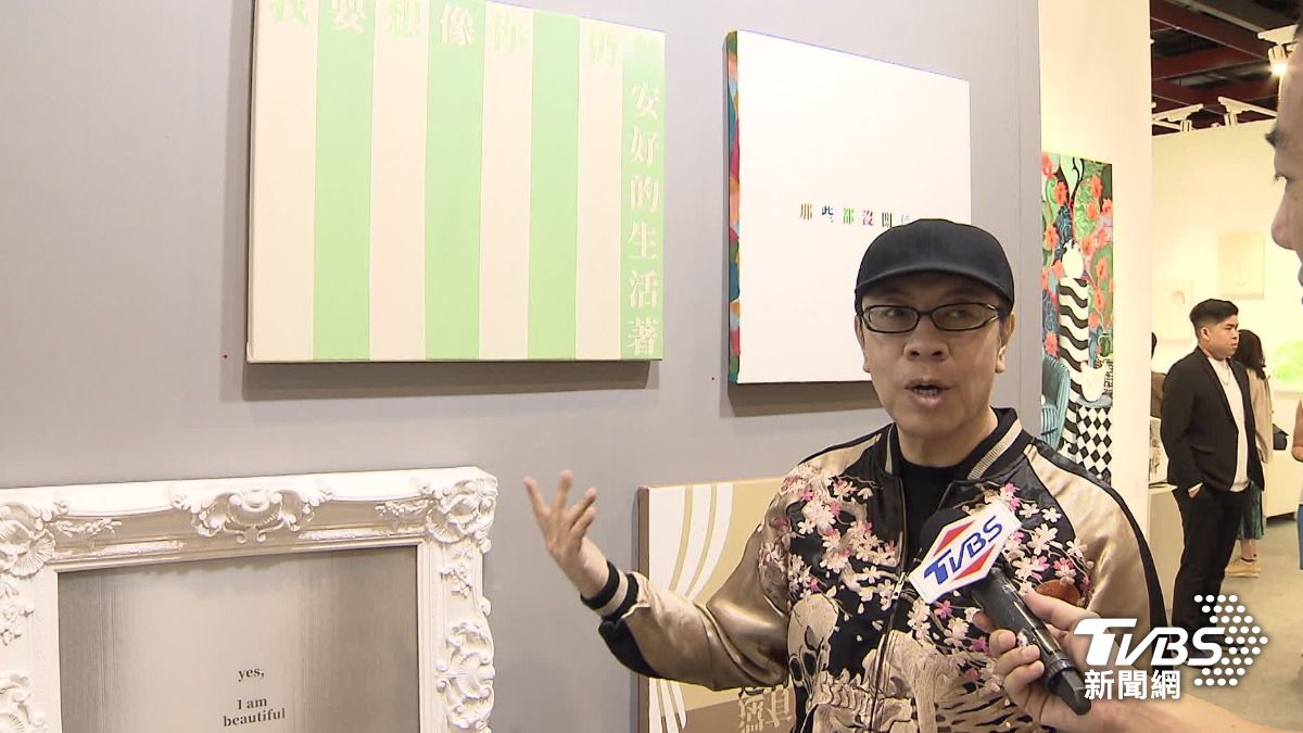 獨/蔡康永現身台北藝博!為大S做畫惹哭一票人 「把她想成很美好的狀態」