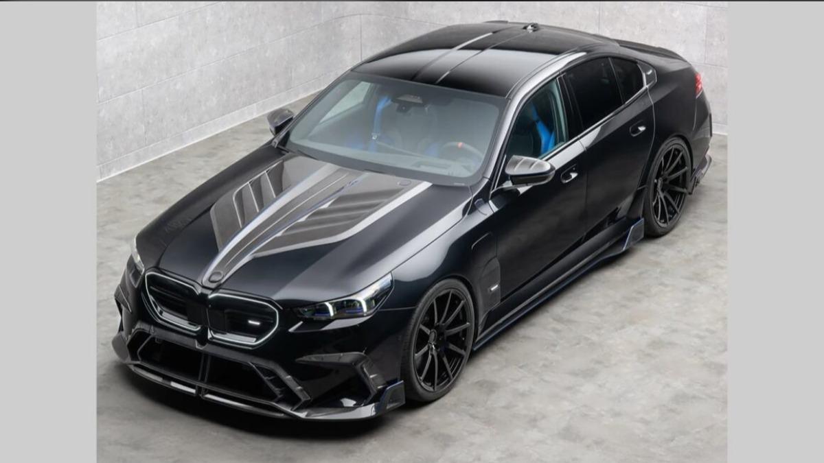 黑武士降臨！BMW M5全新極限改裝　碳纖維+雙層尾翼成焦點