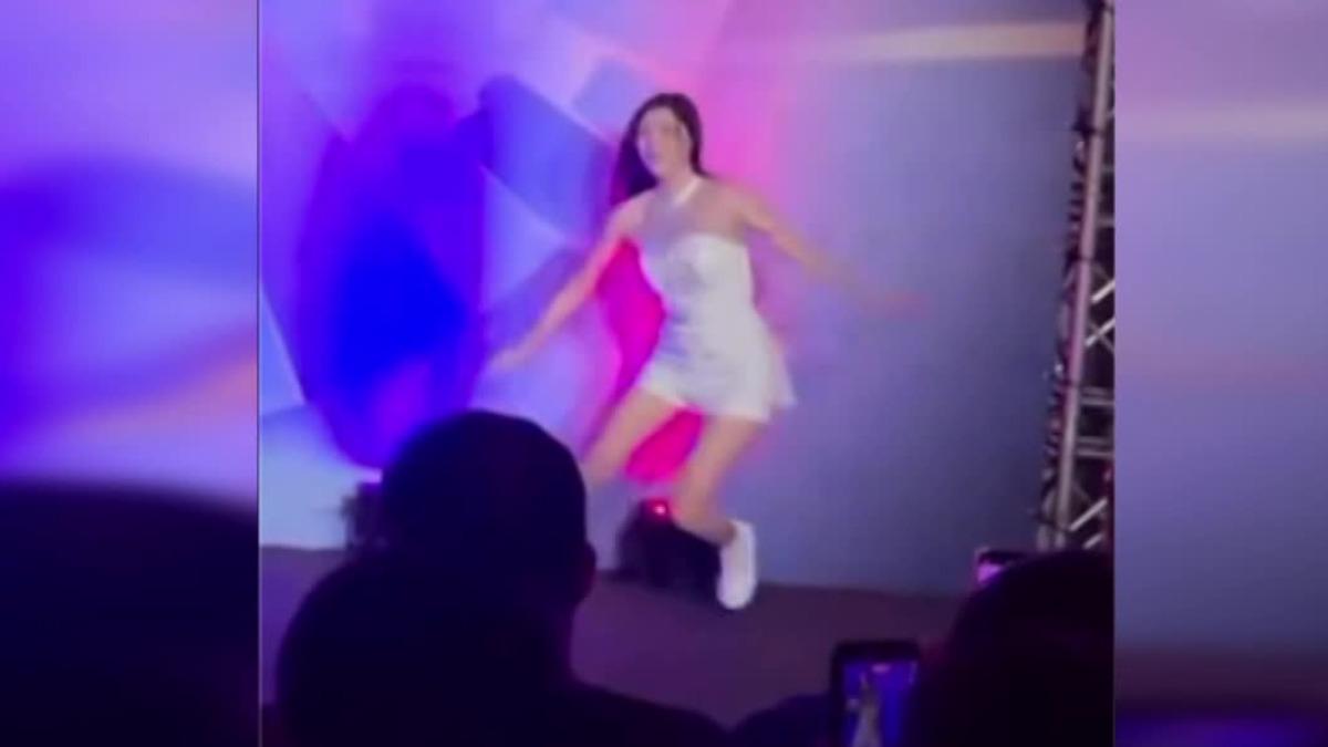 南珉貞熱舞重摔「腳踝扭90度」　直呼「真的太痛」