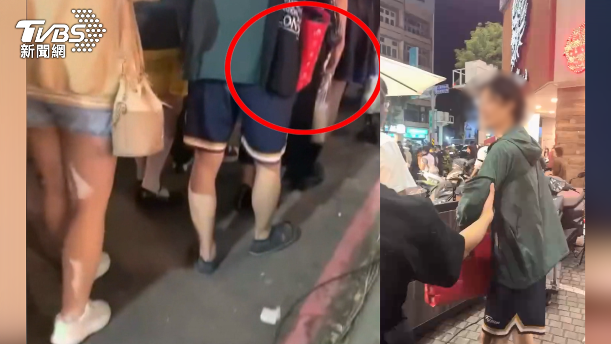 台南萬聖節遊行!他扮「色鬼」偷拍裙底 遭眾人圍堵逮