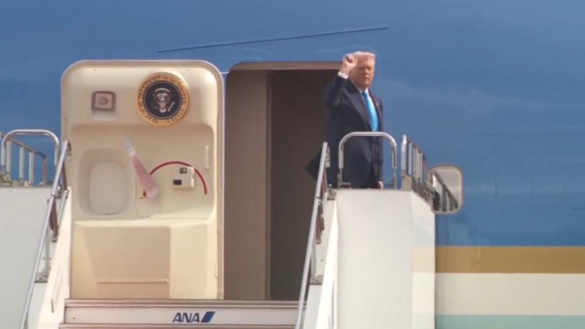 「台灣就是台灣」　川普搭機赴韓受訪：不確定會否與習談台灣