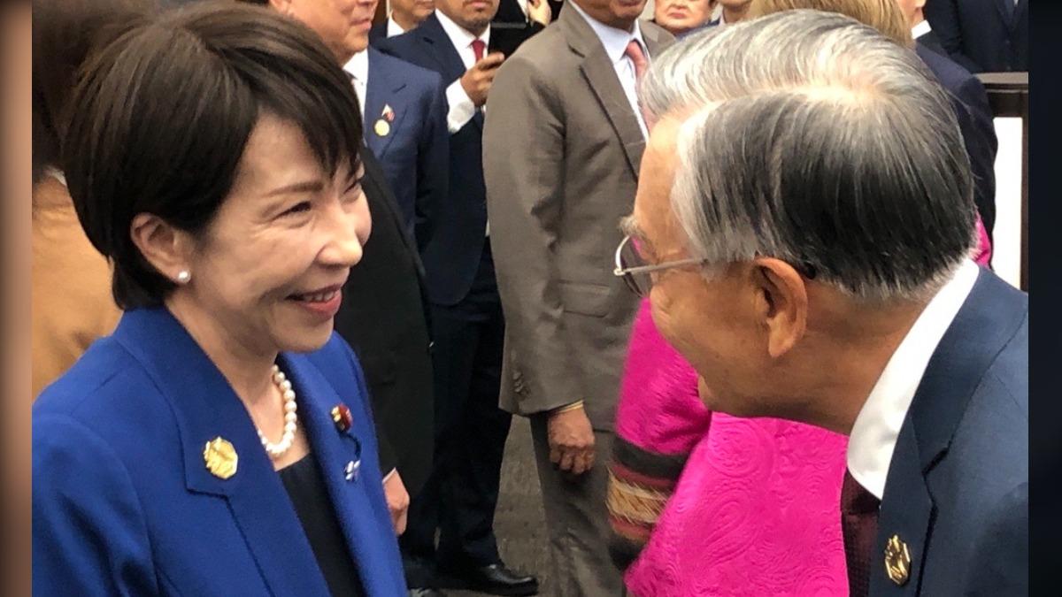 林信義APEC會日相高市早苗 小女兒曝領袖夫人們也愛韓妝