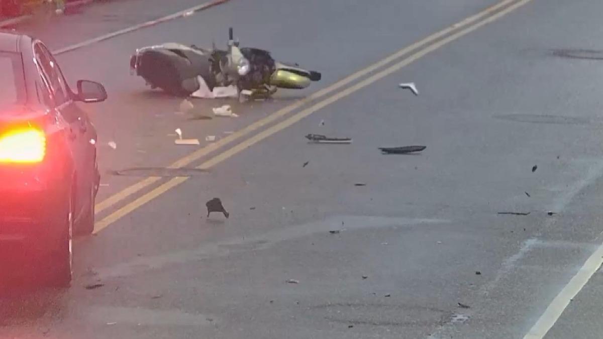 花蓮機車騎士「闖紅燈飛一樓高」　當場昏迷左腳變形骨折