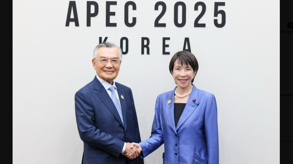 高市早苗接見林信義 曬握手合照:希望深化台日務實合作
