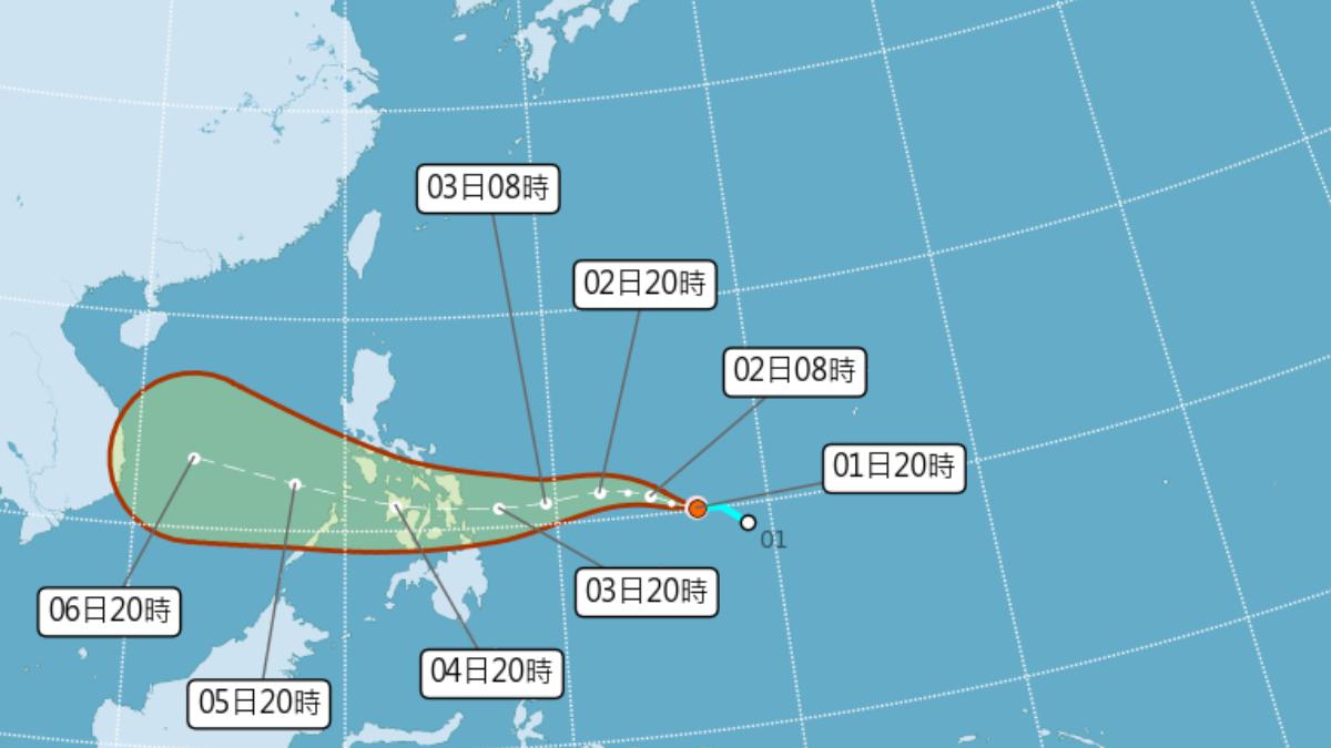 天氣/颱風「海鷗」晚間生成!氣象署曝未來路徑、對台影響