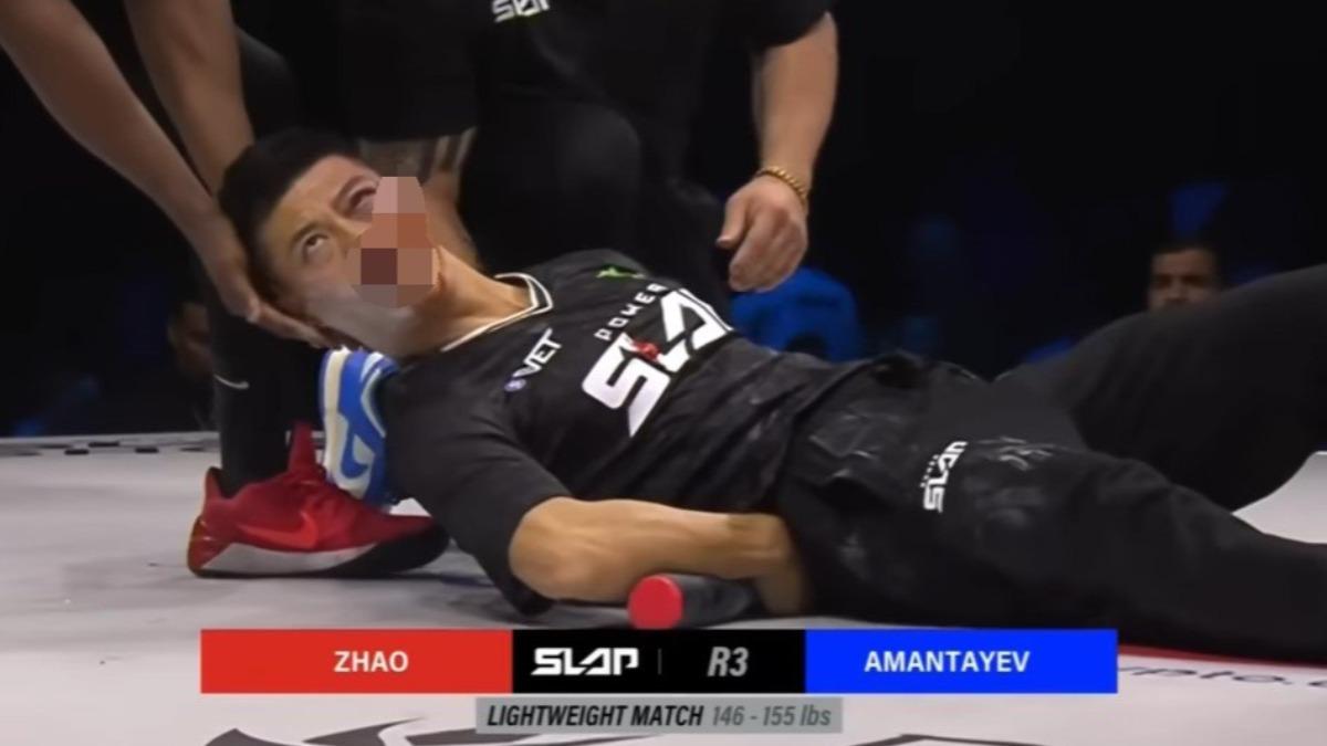 中國通背拳功夫大師比「打耳光」 挨3掌倒地翻白眼昏迷