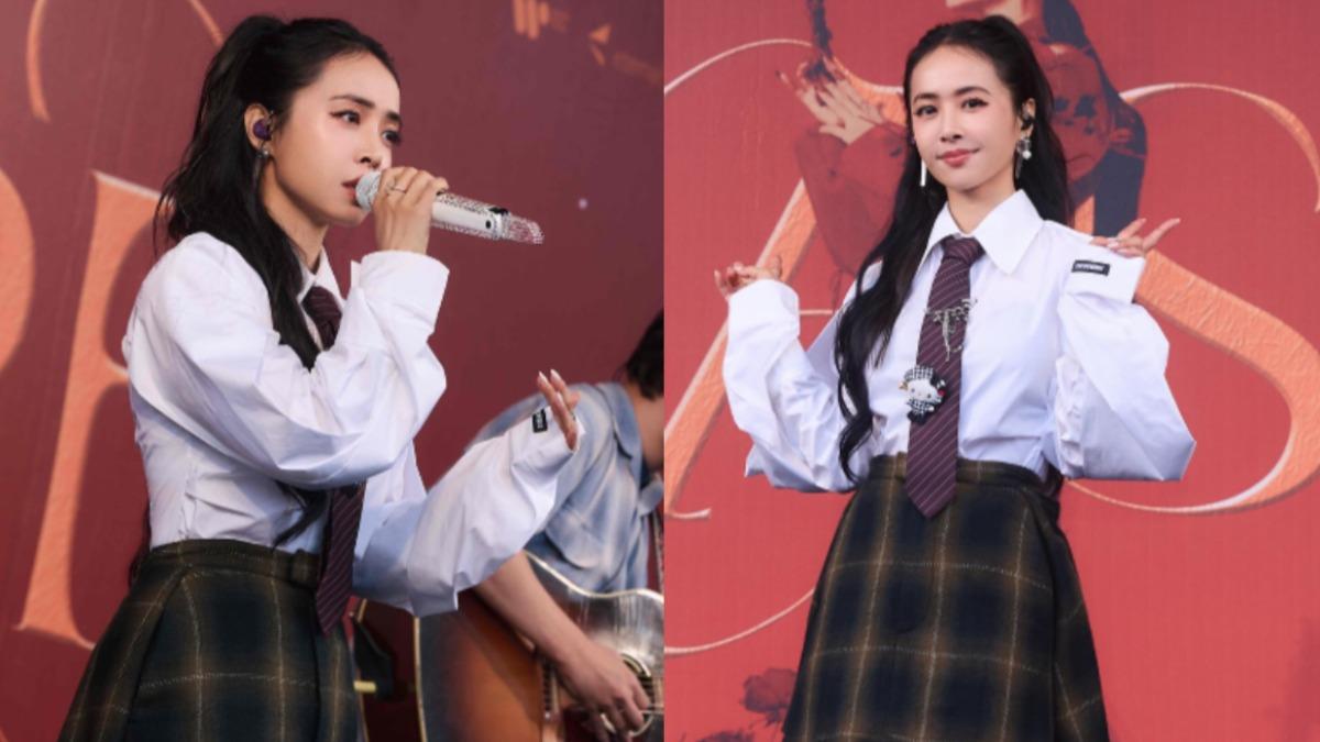 蔡依林「白襯衫+1元素」超逆齡！3搭配公式復古兼甜美