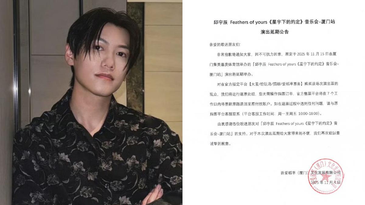 王子不倫粿粿全面停工　毛弟「大陸演唱會喊卡」無預警泡湯