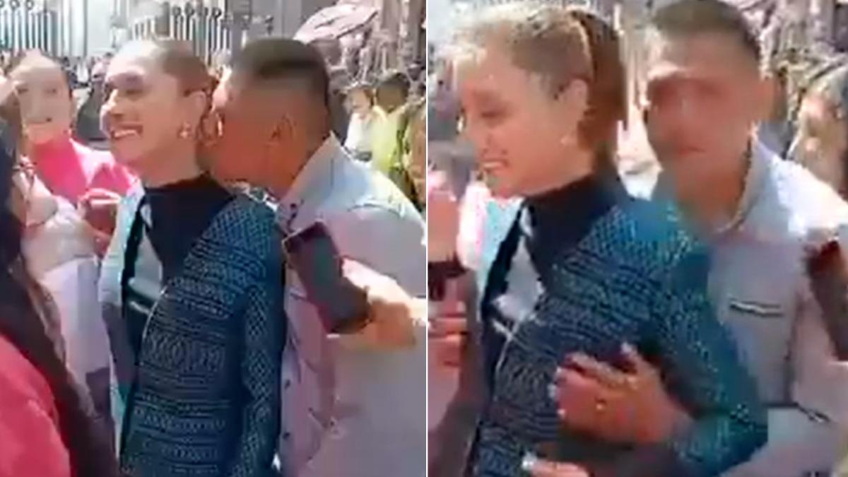 隨扈滑手機發呆？　墨西哥女總統「當街遭強吻襲胸」畫面曝