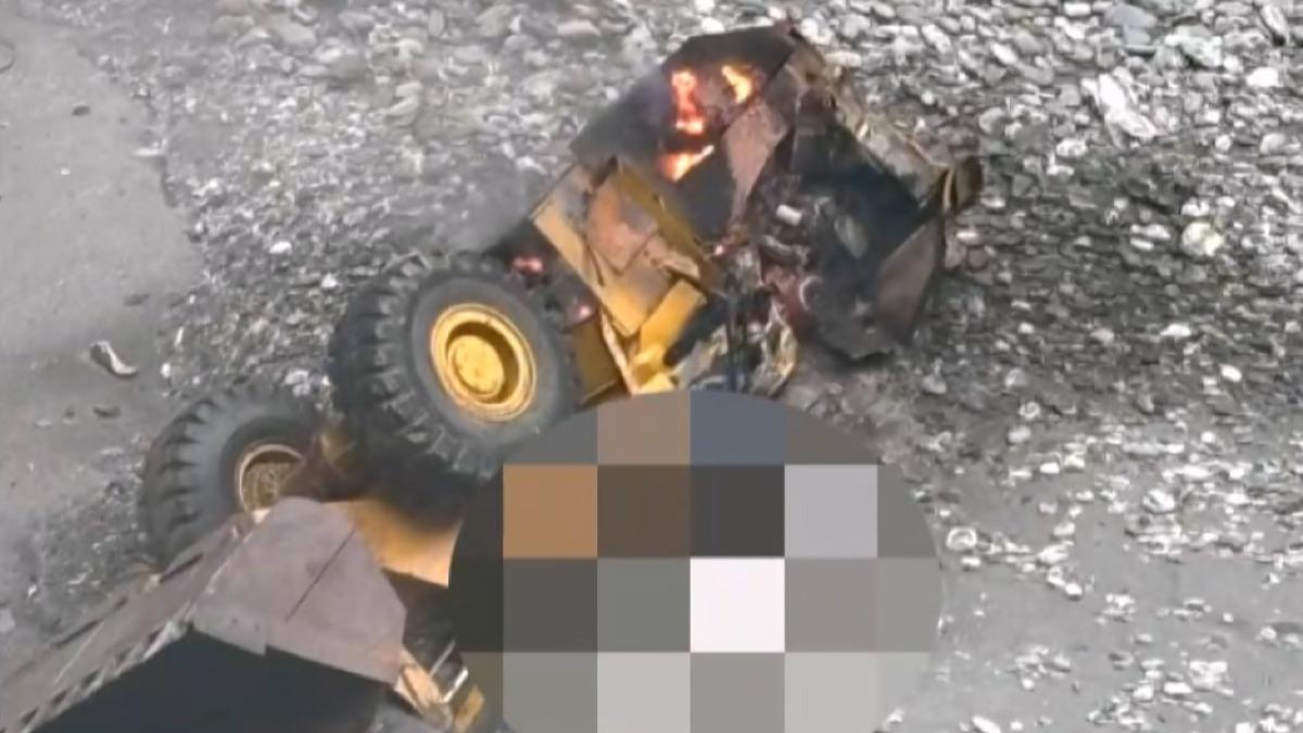 花蓮工程車墜100米山谷！21歲駕駛遭壓車下身亡　原定進行落石清除作業