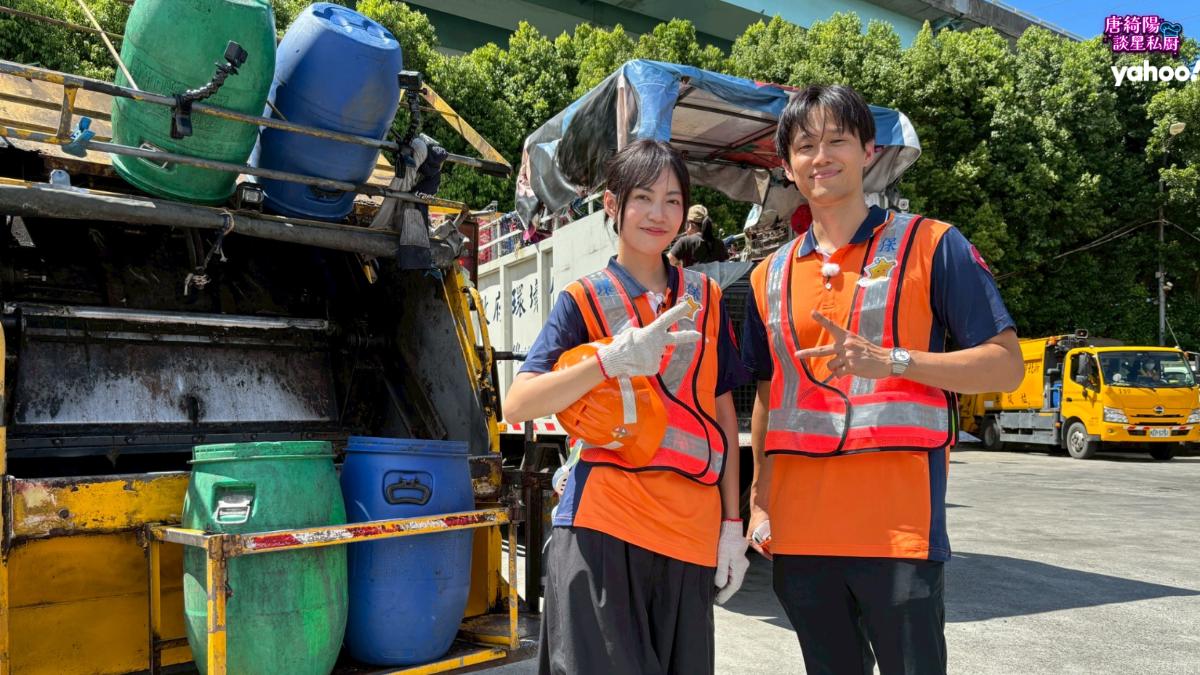 焦曼婷（左）、徐新洋接下《Yahoo星二代很忙內》第二季主持棒。（圖／Yahoo唐綺陽談星私廚提供）