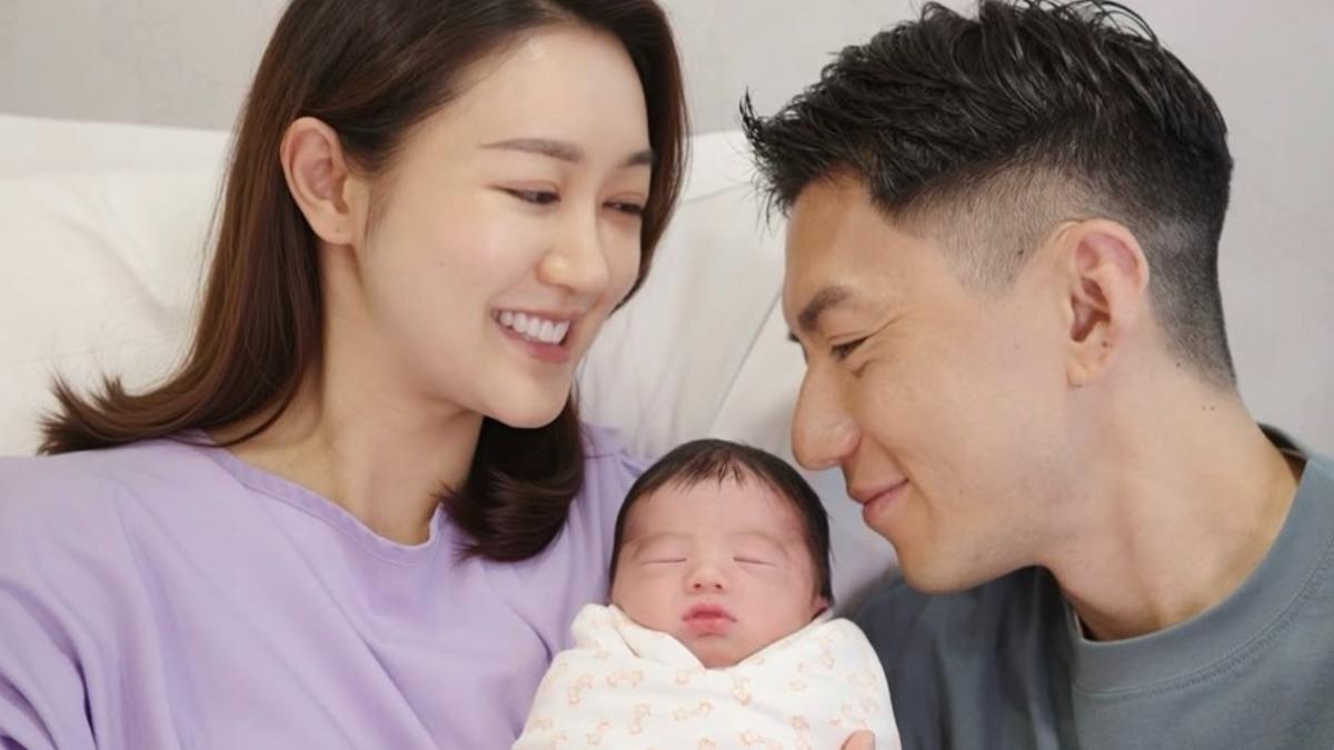 喜訊!張寶兒誕下二寶「袁氹氹」 袁偉豪陪產暖心畫面曝
