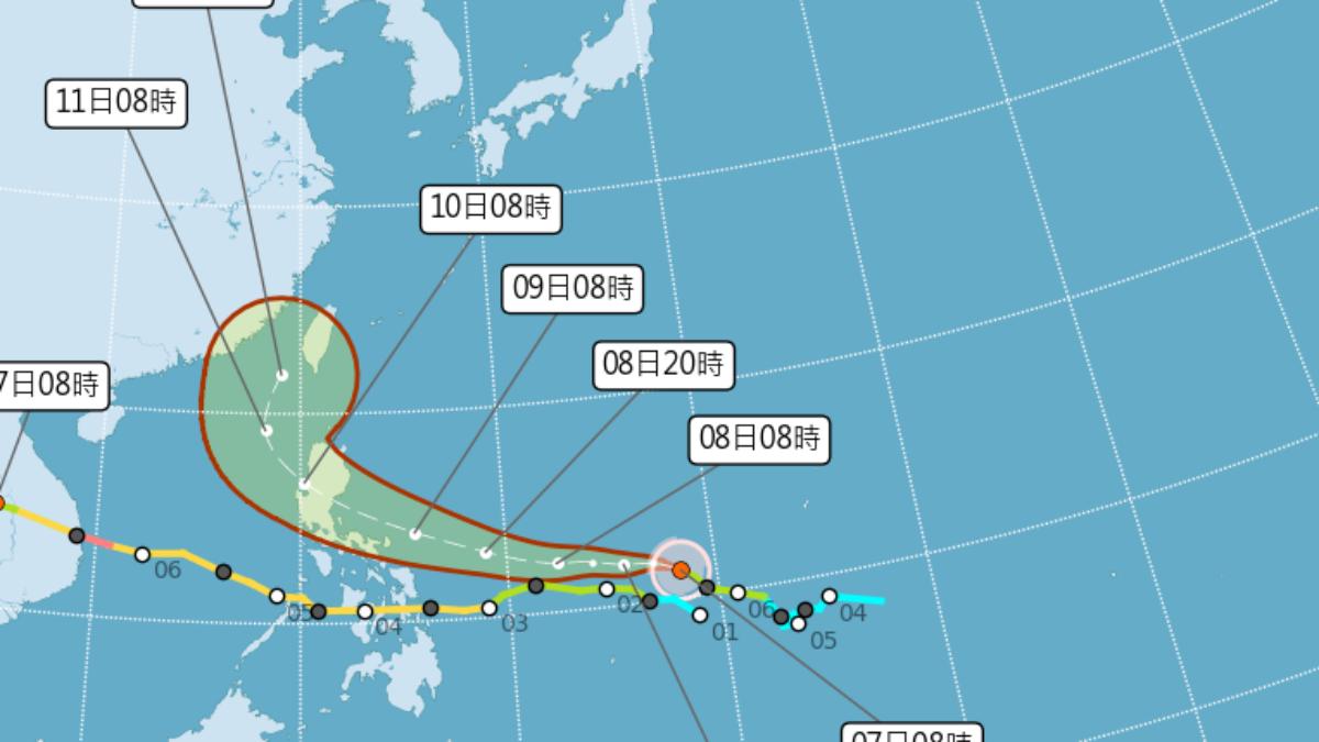 天氣/颱風假有望?鳳凰颱風直接侵台機率高 專家估這時發海警│TVBS新聞網