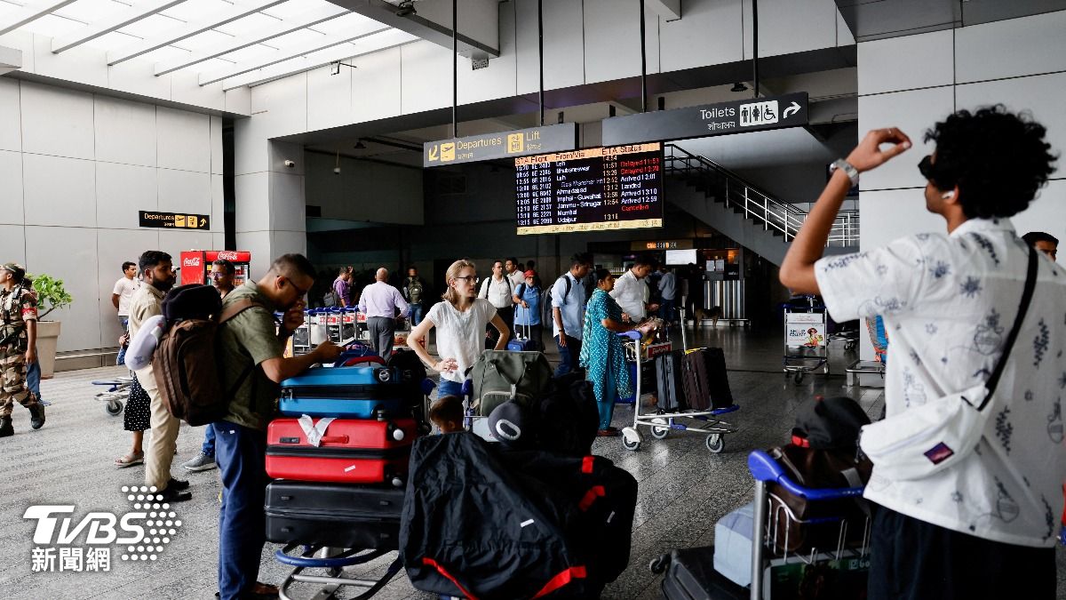 全球前十繁忙機場出包!印度德里機場技術故障 航班延誤大亂
