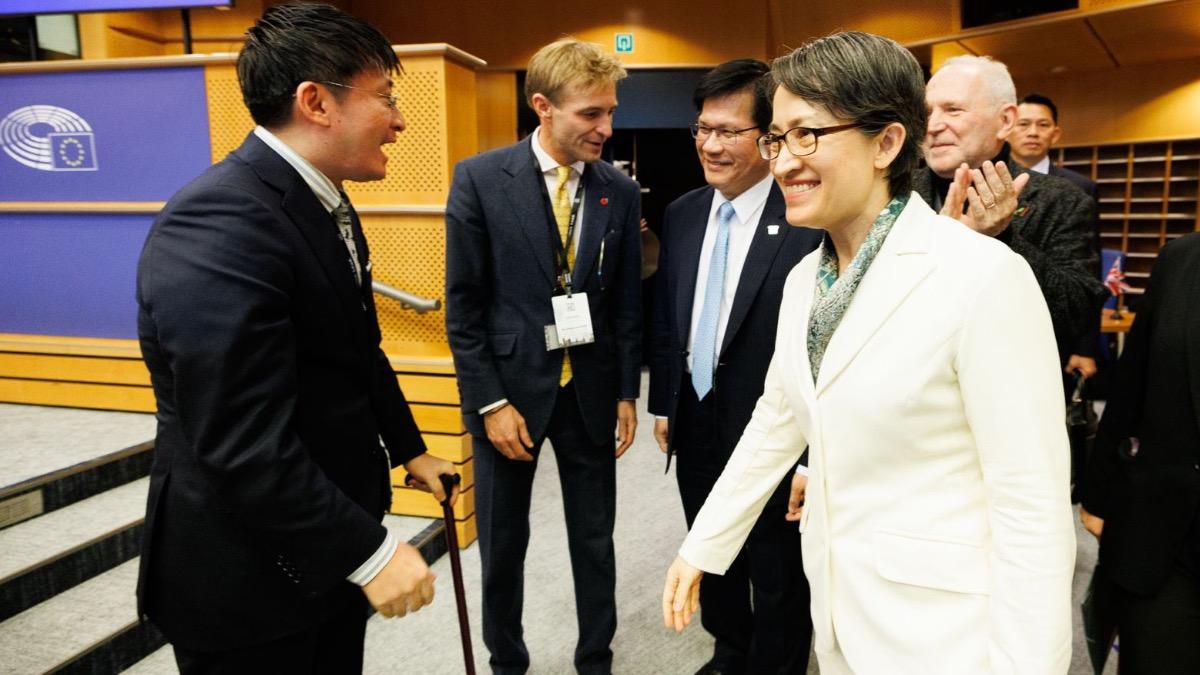 蕭美琴訪歐洲議會 IPAC:台灣副總統發表突破性演說