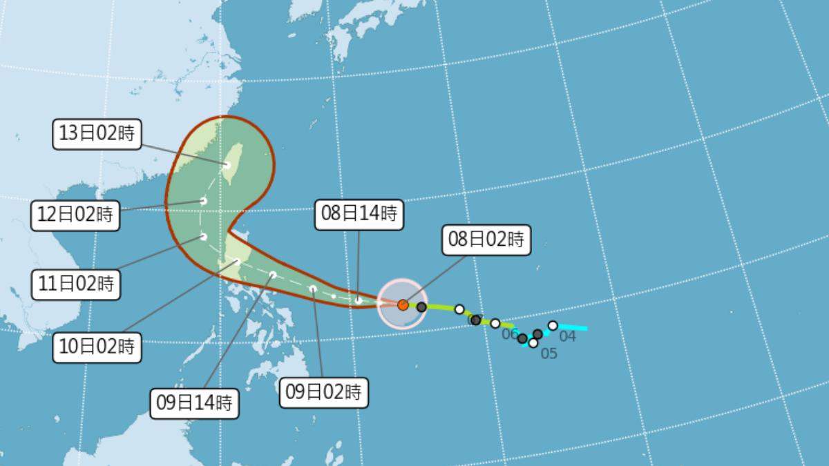 天氣/今飆33度!鳳凰升級中颱「恐直撲台灣」 下週一變天炸雨