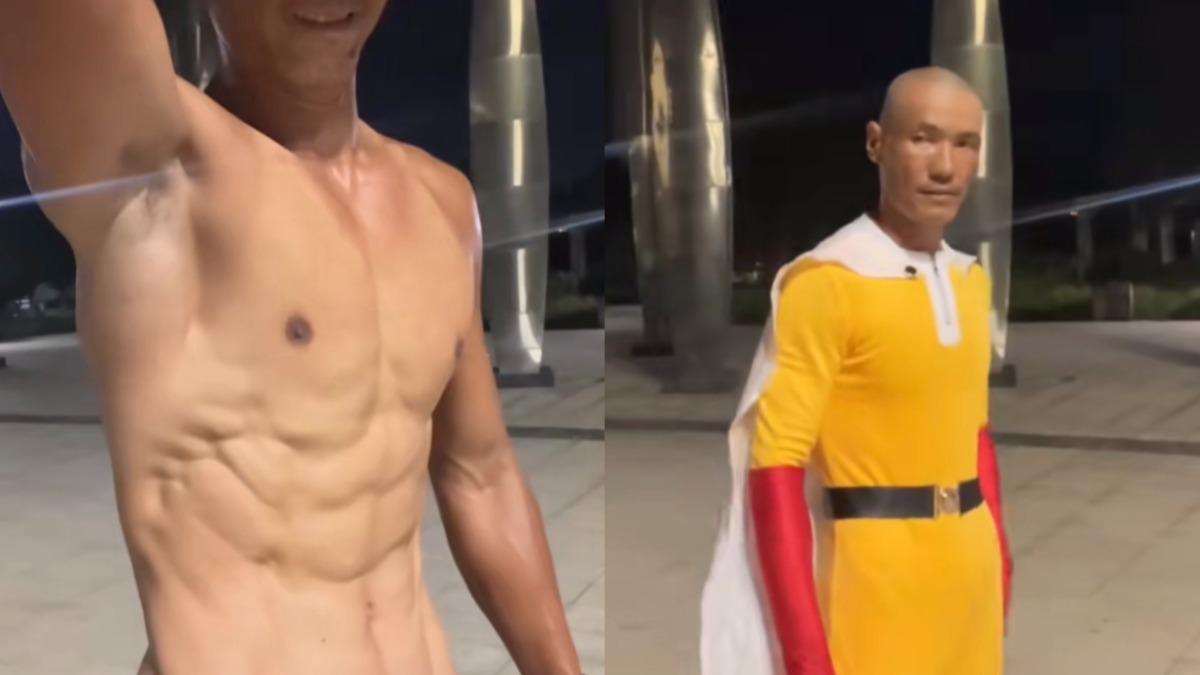 變強了!陸網紅完成1千天《一拳超人》訓練 作者驚呆發文祝賀