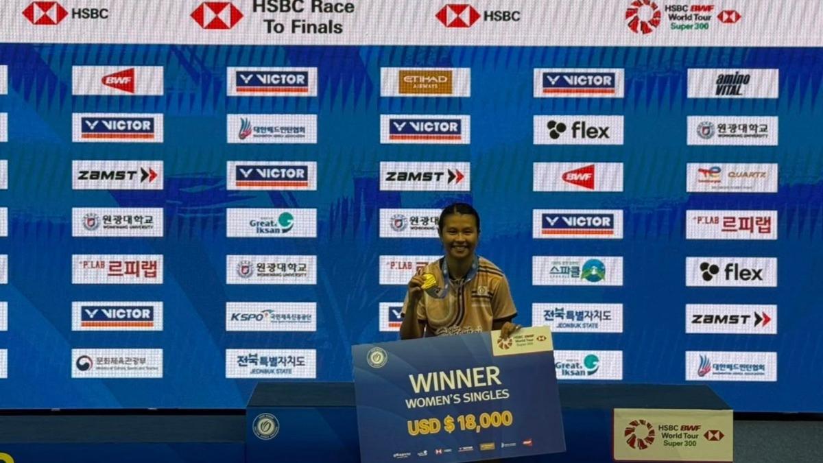 邱品蒨韓國大師賽封后!直落二擊敗越南女將 生涯首冠入袋