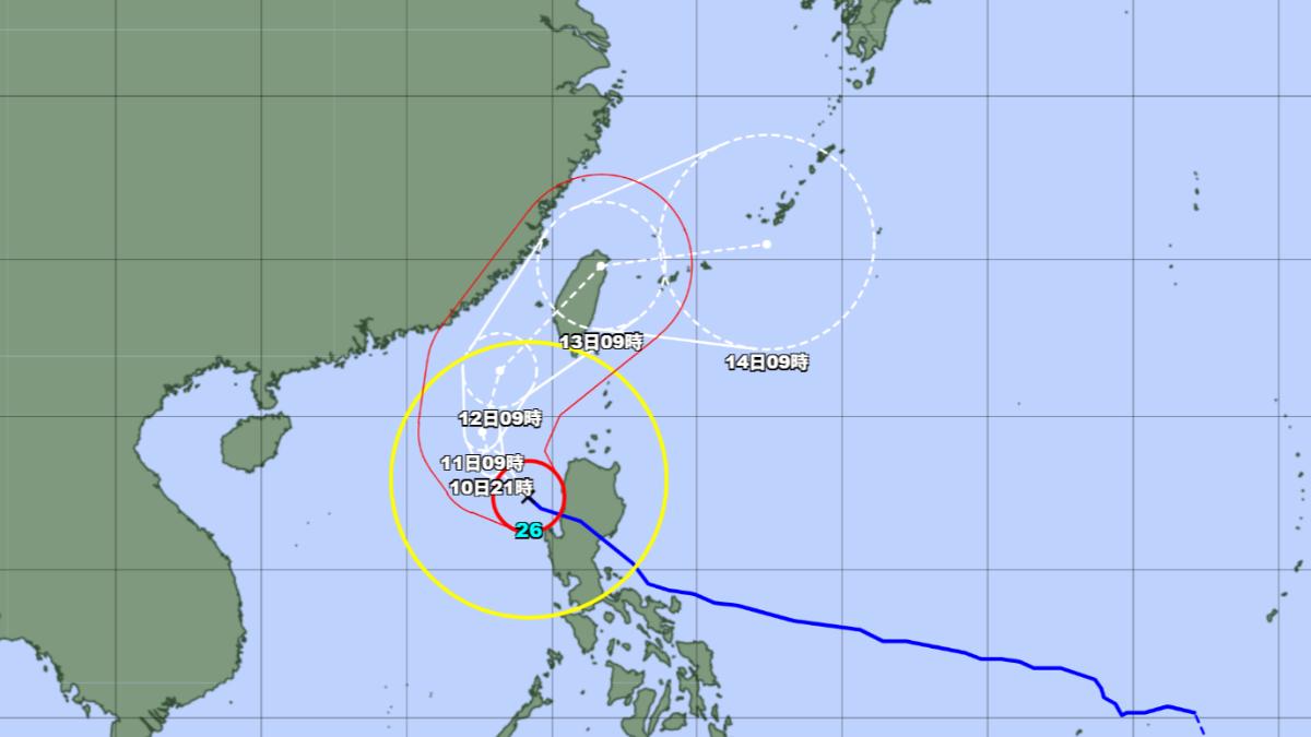 天氣／鳳凰颱風大迴轉撲台　日氣象廳最新路徑：恐這天台灣西部登陸