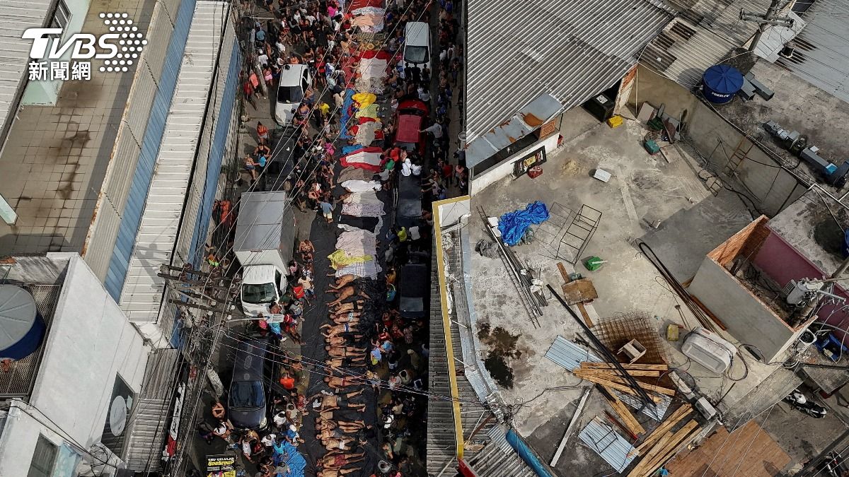 巴西血腥掃毒逾百死　一整排遺體躺大街屍臭瀰漫畫面曝