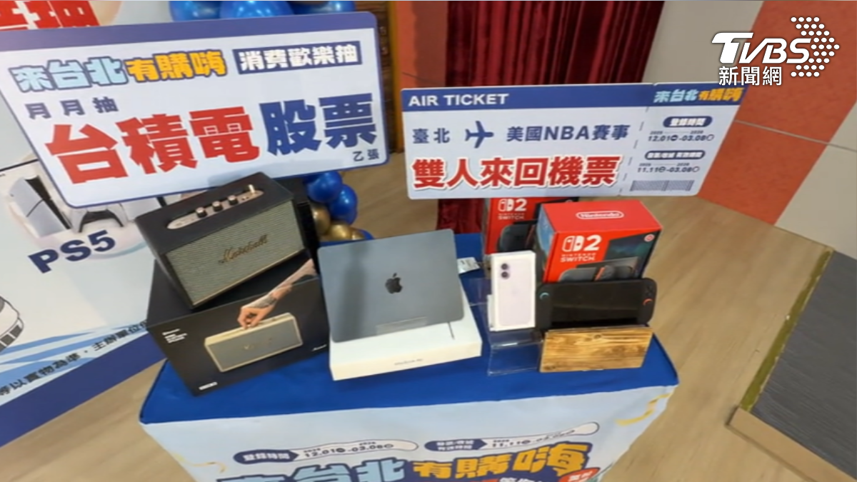 普發1萬夠嗎？ 台北市推「頭獎現金千萬、月抽台積電」