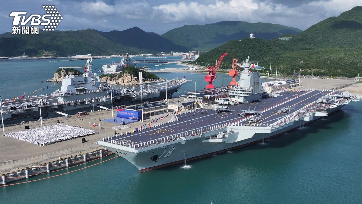 陸入三航母時代！「福建號」航母服役專家:仍輸「福特號」 │TVBS新聞網