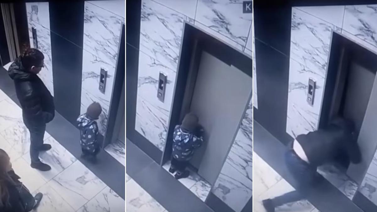 電梯吃人！俄男童輕輕碰門　下秒墜入1.8公尺電梯井