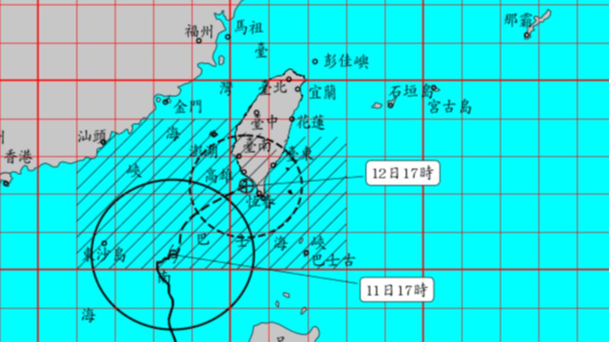 天氣/鳳凰颱風陸警再擴大!1縣市納入警戒區 6地區戒備