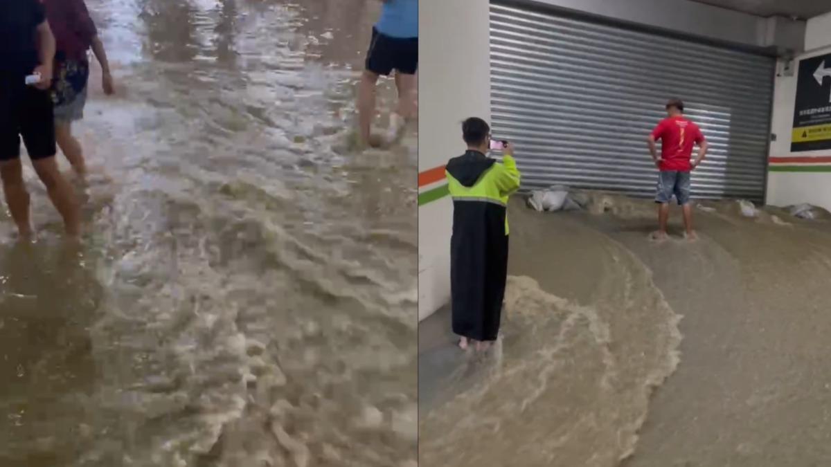 蘇澳煙波成「淹波」?飯店停車場車輛遭滅頂 居民:不開出去是對的