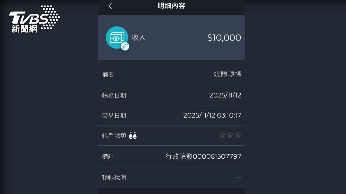 快查帳戶！今早爽領普發一萬直接入帳「4情況」恐錯過沒錢拿│TVBS新聞網