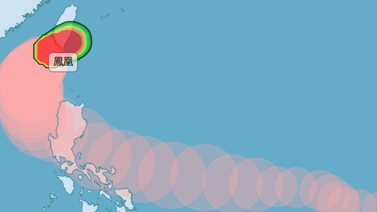 天氣／颱風假？鳳凰颱風猛貫穿台灣　暴風侵襲率4地100%