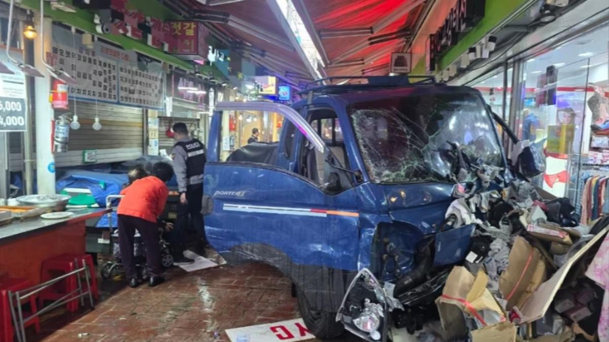 快訊/韓國卡車市場暴衝 21人緊急送醫、3人無呼吸心跳