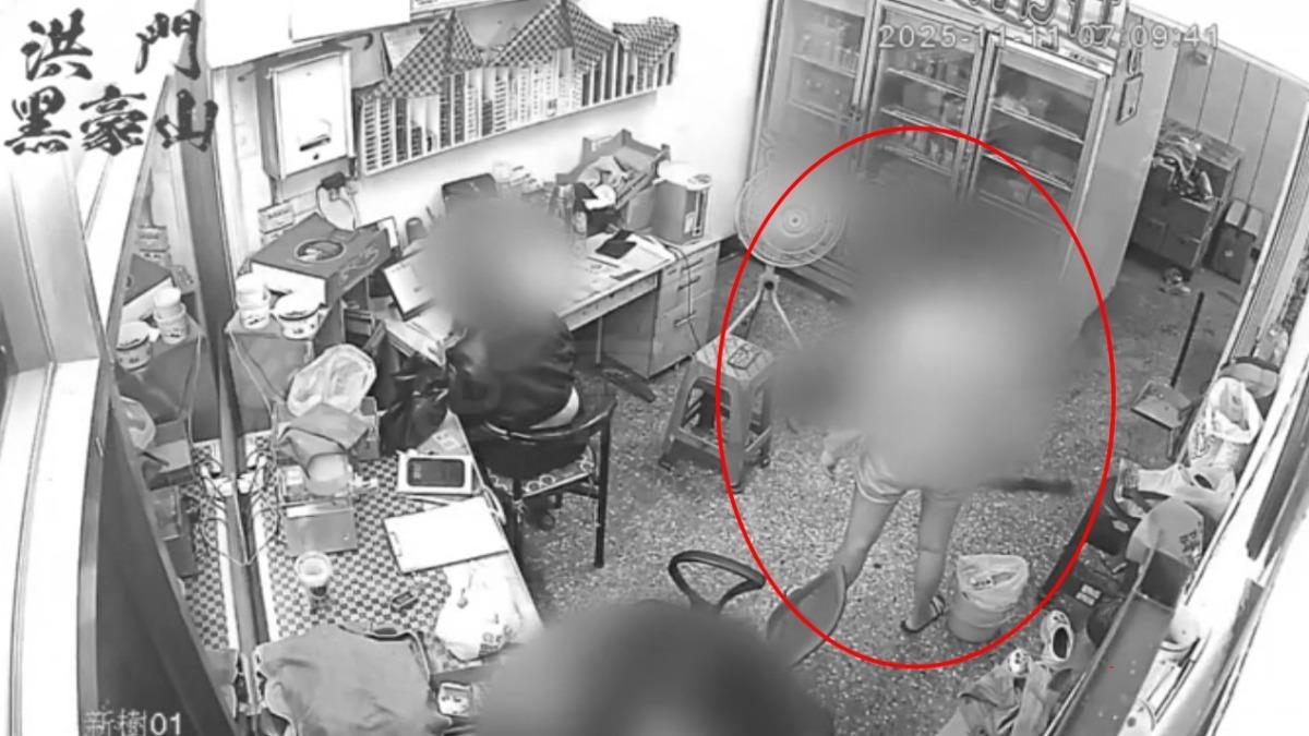 檳榔攤內虐童 母持掃把施暴、推打1歲女 員工不敢攔