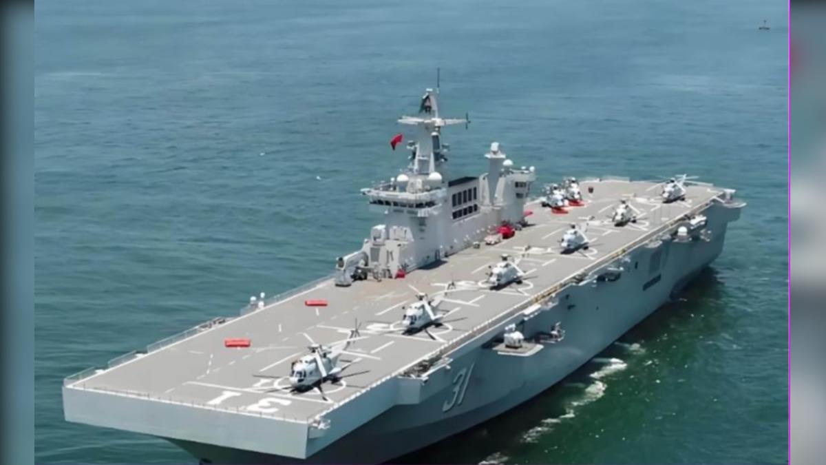 大陸首艦「四川艦」海試!電磁彈射威脅超航母 專家:對台更具殺傷力